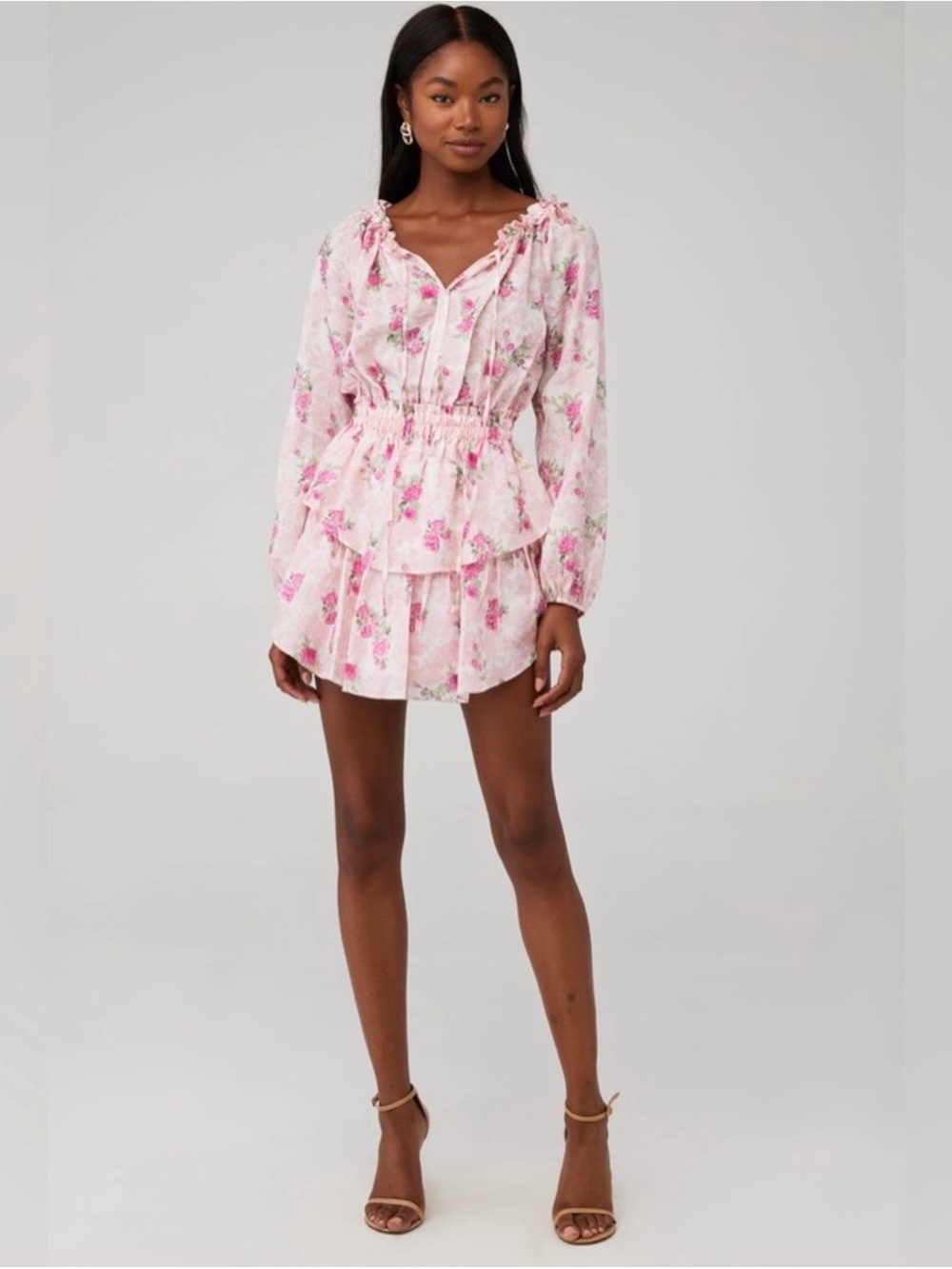 LoveShackFancy Silk Mini dress | Large